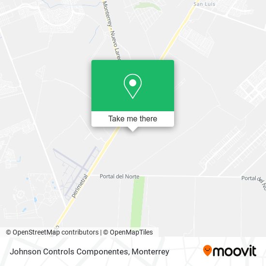 Johnson Controls Componentes map
