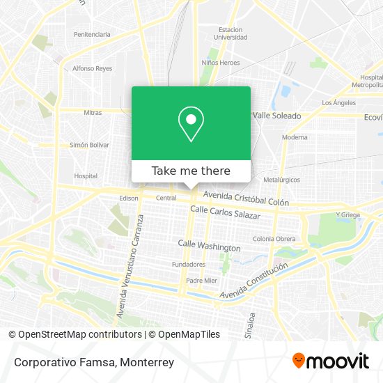 Corporativo Famsa map