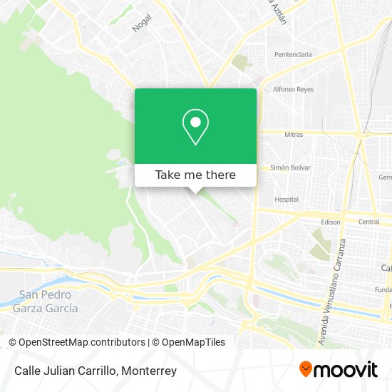 Mapa de Calle Julian Carrillo