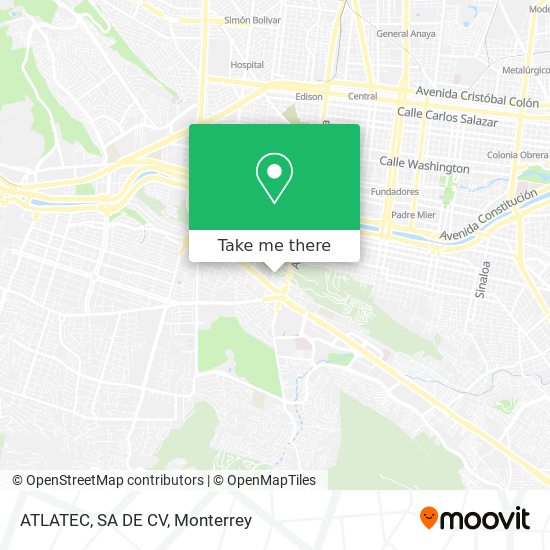 ATLATEC, SA DE CV map