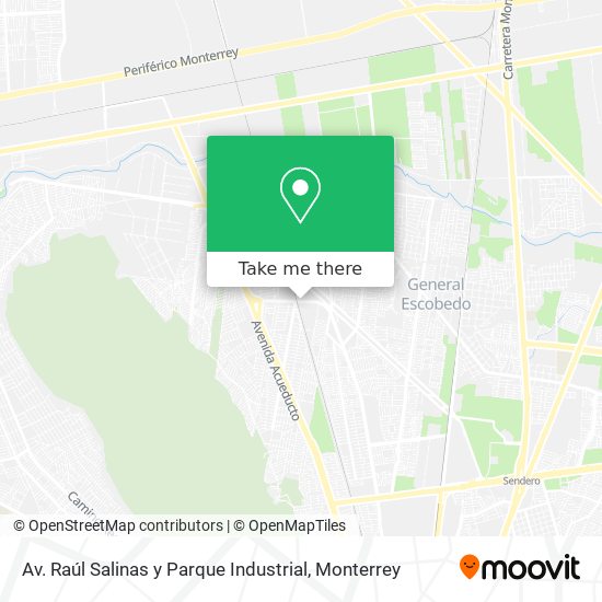 Mapa de Av. Raúl Salinas y Parque Industrial