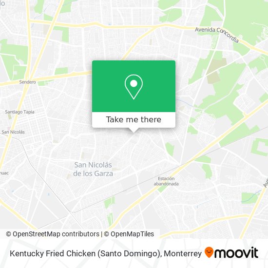 Kentucky Fried Chicken (Santo Domingo) map
