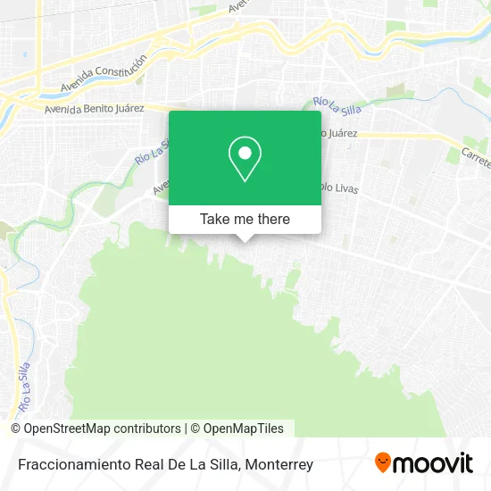 Fraccionamiento Real De La Silla map
