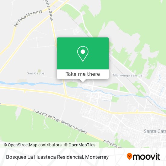 Bosques La Huasteca Residencial map