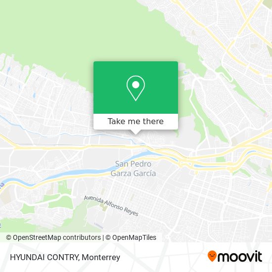  ¿Cómo llegar en Autobús a HYUNDAI CONTRY en San Pedro Garza García?