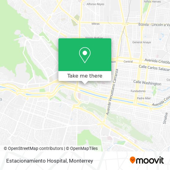 Mapa de Estacionamiento Hospital