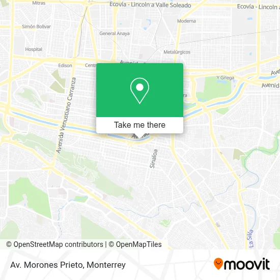 Av. Morones Prieto map
