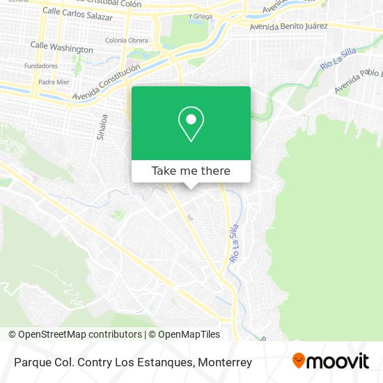 Mapa de Parque Col. Contry Los Estanques