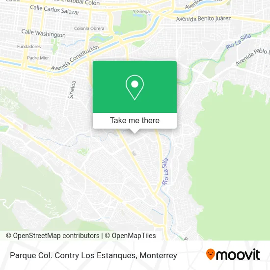 Parque Col. Contry Los Estanques map