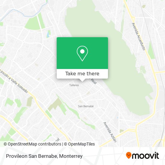 Mapa de Provileon San Bernabe