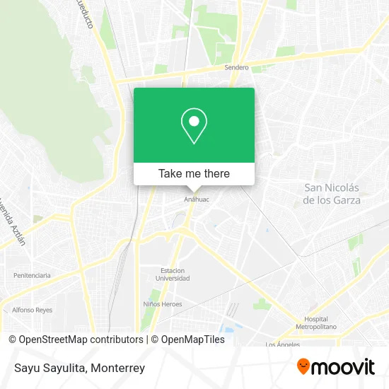 Mapa de Sayu Sayulita