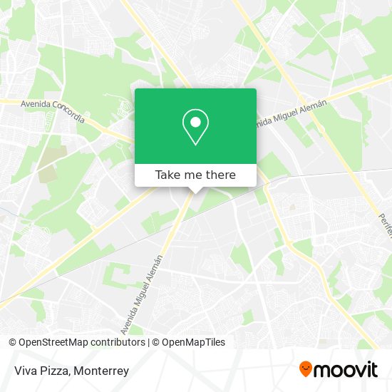 Viva Pizza map