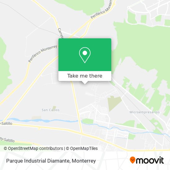 Mapa de Parque Industrial Diamante