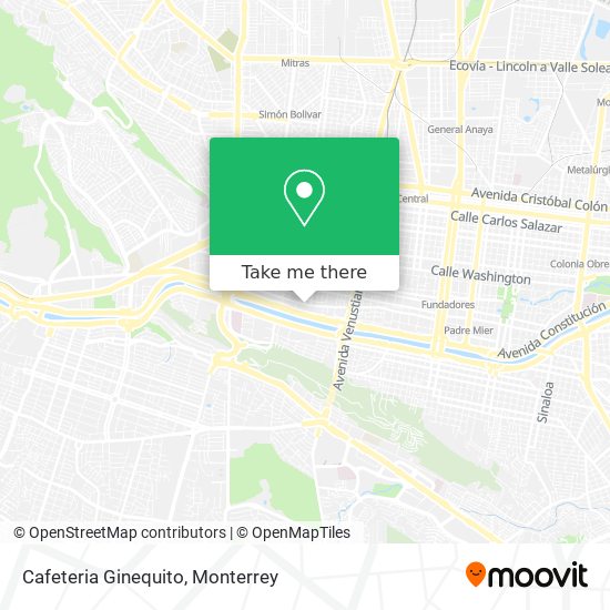 Mapa de Cafeteria Ginequito