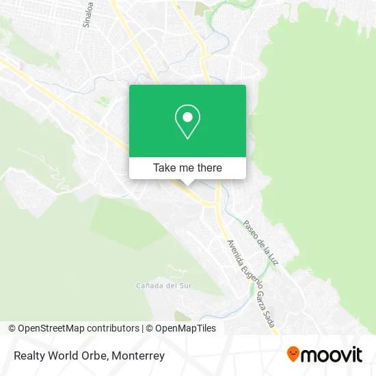 Realty World Orbe map