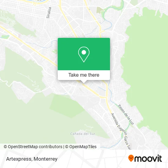 Artexpress map