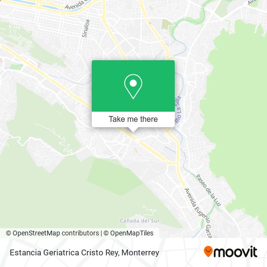Mapa de Estancia Geriatrica Cristo Rey
