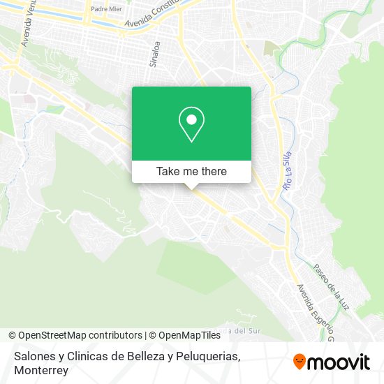 Salones y Clinicas de Belleza y Peluquerias map