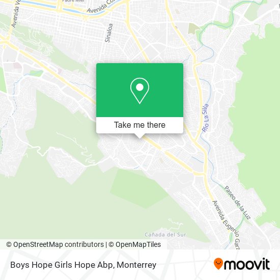 Mapa de Boys Hope Girls Hope Abp