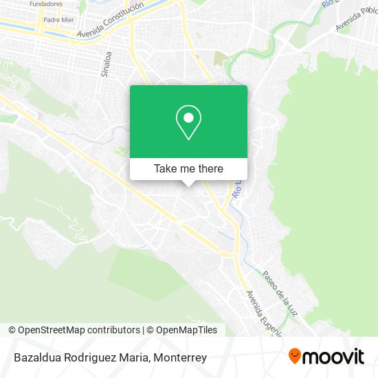 Bazaldua Rodriguez Maria map