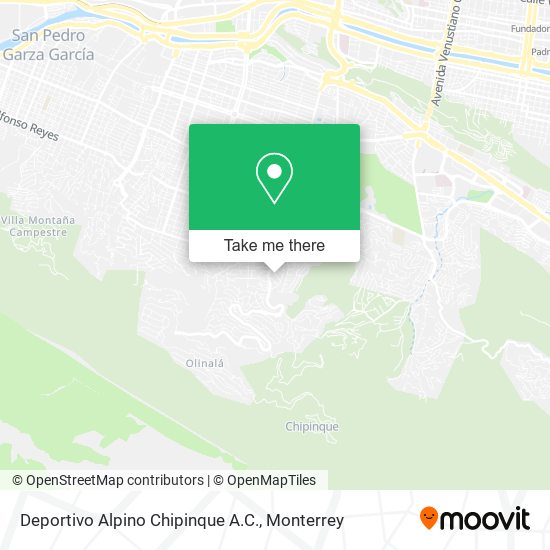 Deportivo Alpino Chipinque A.C. map