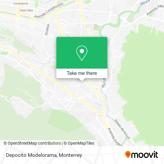 Mapa de Depocito Modelorama