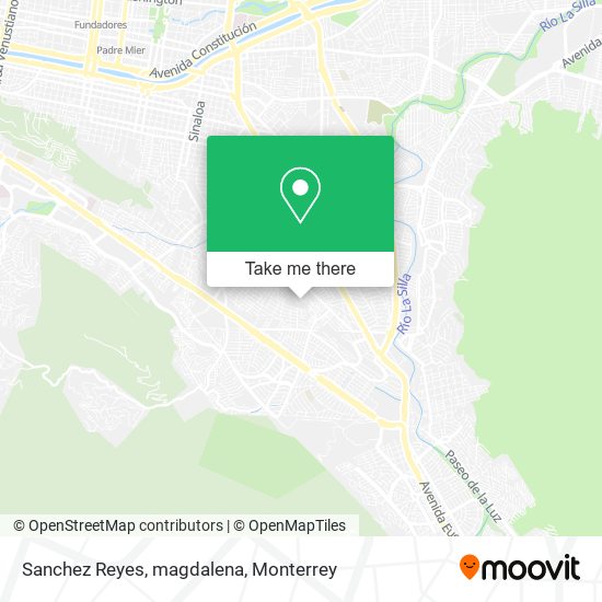 Sanchez Reyes, magdalena map