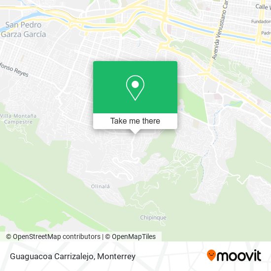 Mapa de Guaguacoa Carrizalejo