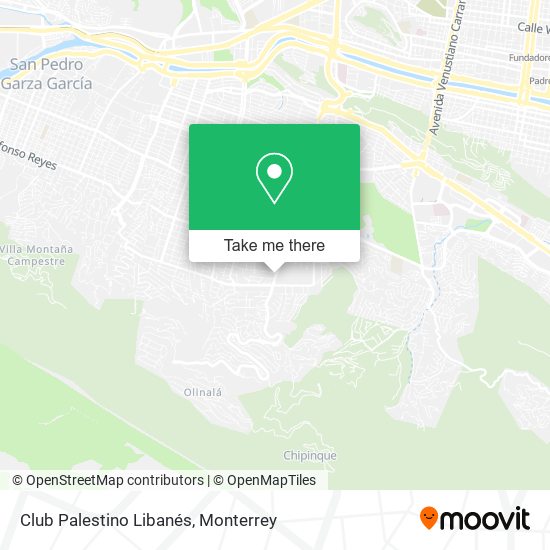 Club Palestino Libanés map