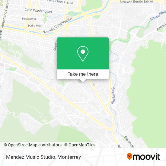 Mendez Music Studio map