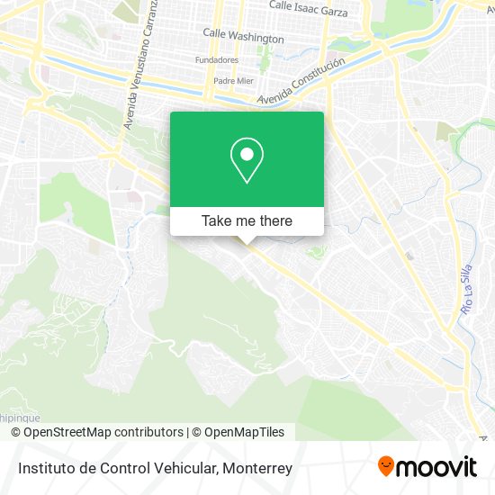 Instituto de Control Vehicular map
