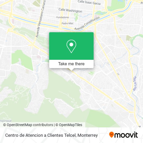 Centro de Atencion a Clientes Telcel map