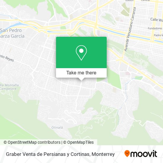 Graber Venta de Persianas y Cortinas map