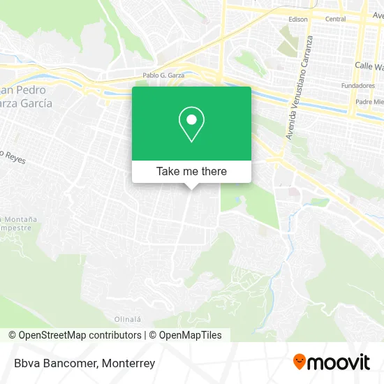 Bbva Bancomer map