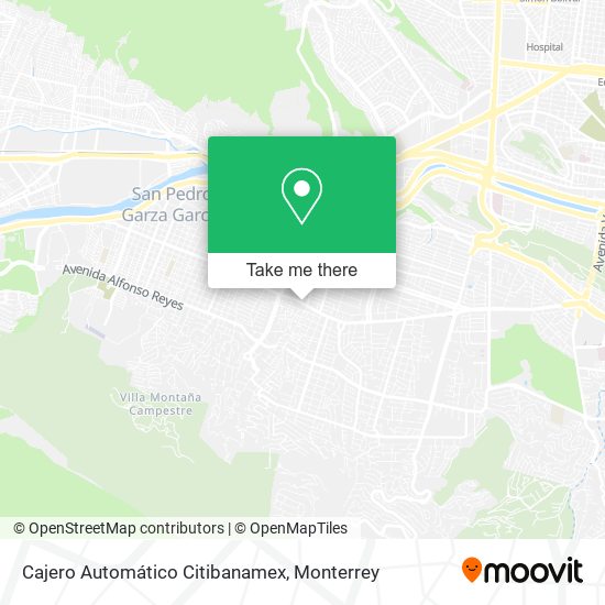 Cajero Automático Citibanamex map