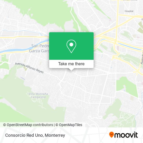 Mapa de Consorcio Red Uno