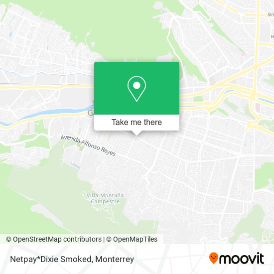 Mapa de Netpay*Dixie Smoked