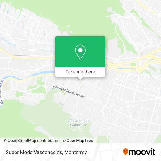 Super Mode Vasconcelos map
