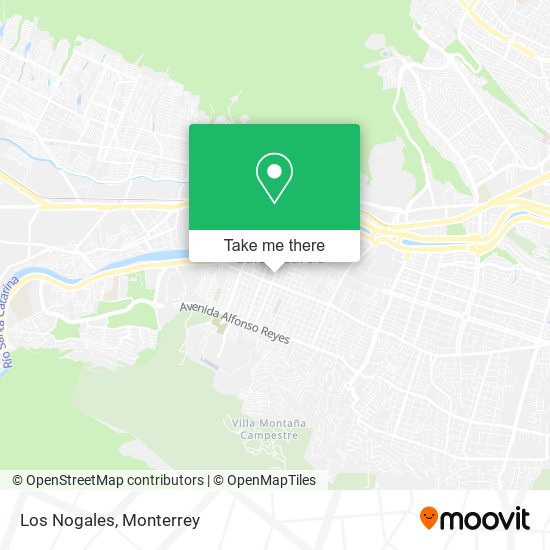 Los Nogales map