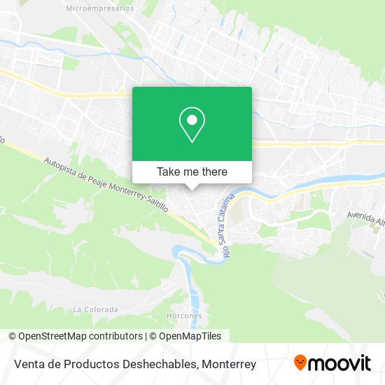 Venta de Productos Deshechables map