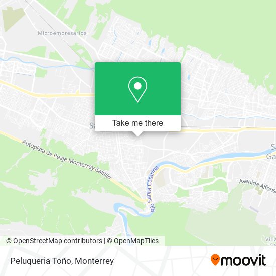 Peluqueria Toño map
