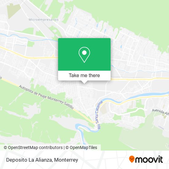 Deposito La Alianza map