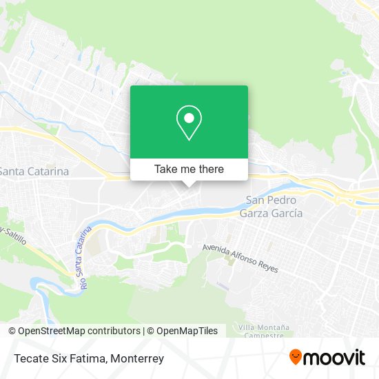 Mapa de Tecate Six Fatima