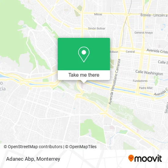 Mapa de Adanec Abp