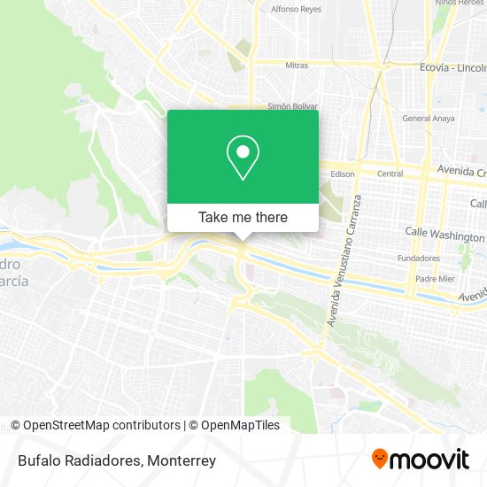 Mapa de Bufalo Radiadores