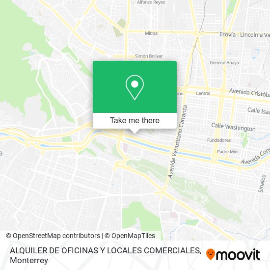 ALQUILER DE OFICINAS Y LOCALES COMERCIALES map