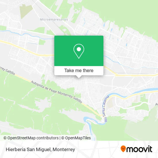 Hierberia San Miguel map
