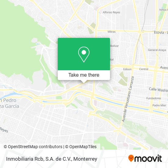 Inmobiliaria Rcb, S.A. de C.V. map