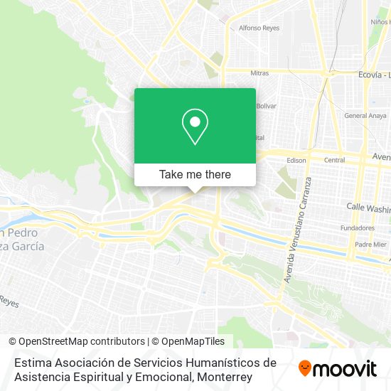 Estima Asociación de Servicios Humanísticos de Asistencia Espiritual y Emocional map