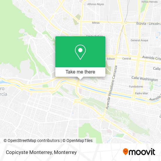 Copicyste Monterrey map